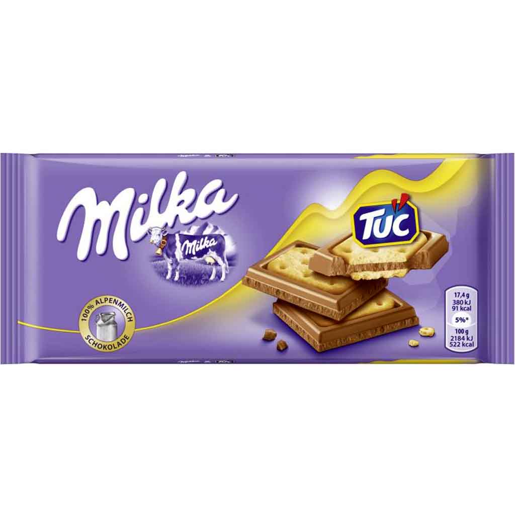 MILKA Tafelschokolade TUC 87g MHD 23.04.26
