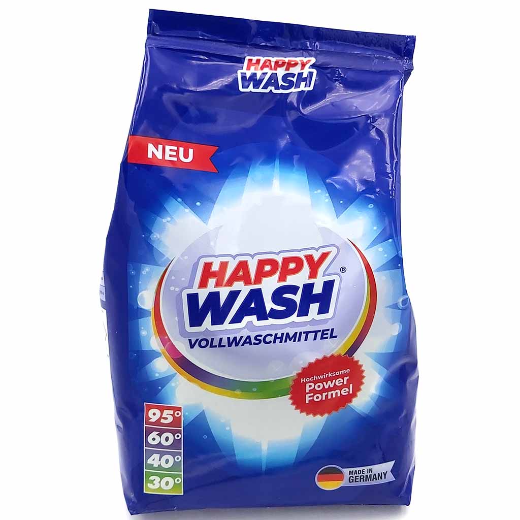 Vollwaschmittel  30 Wäschen von Happy Wash  2,025 kg