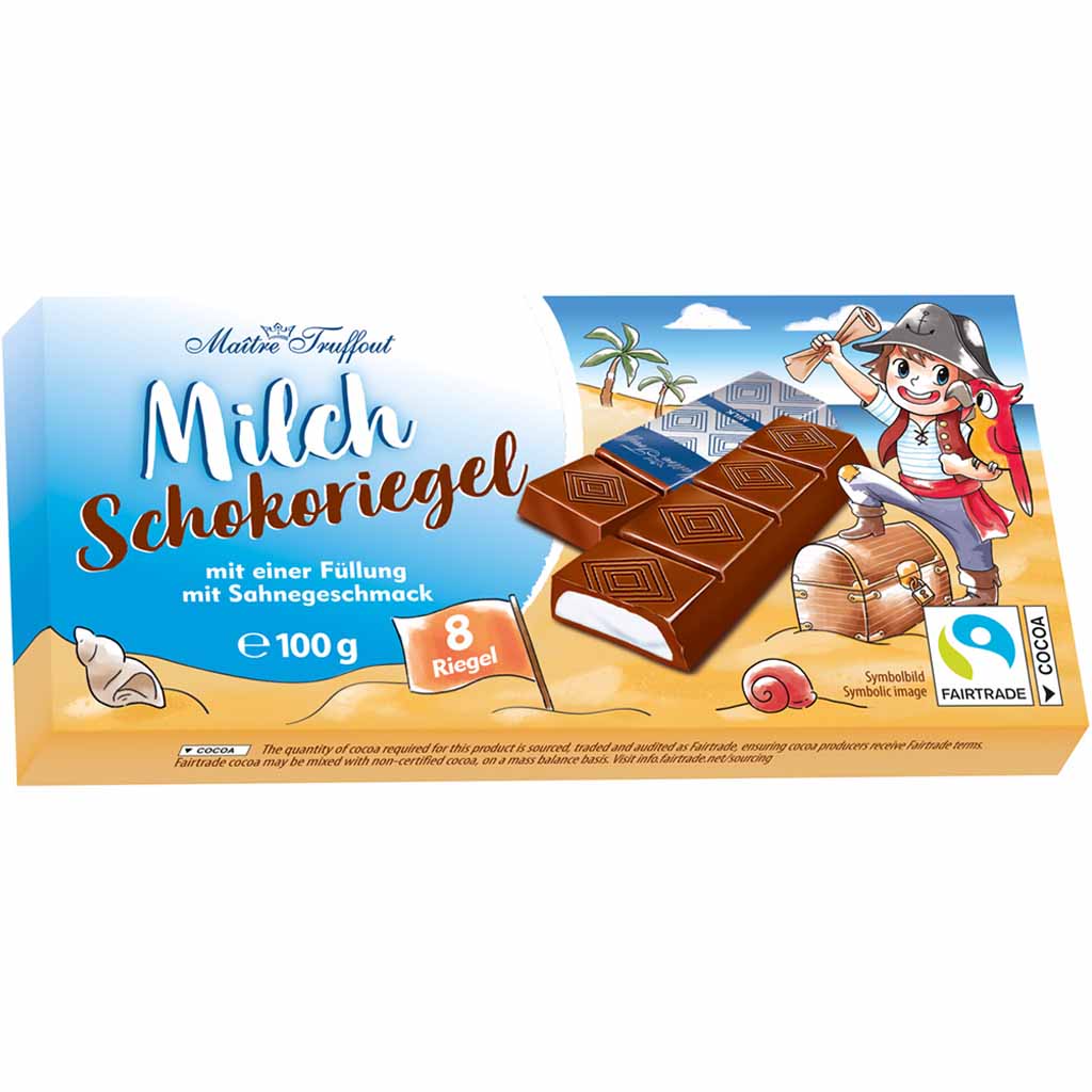 Maître Truffout Milch Schokoriegel 100g MHD 17.01.26