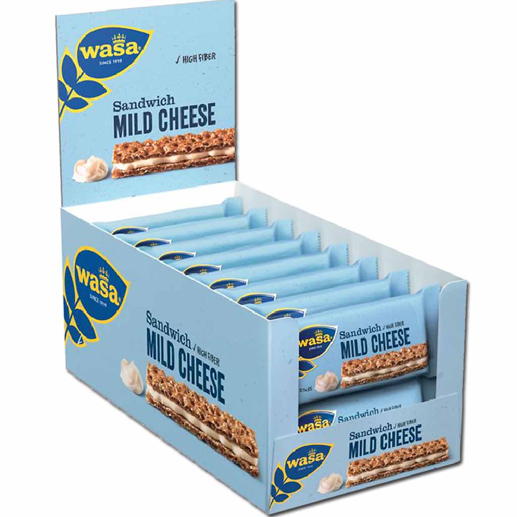 Wasa Knäckebrot Sandwich Mild Cheese 24x30g=720g MHD 30.05.26