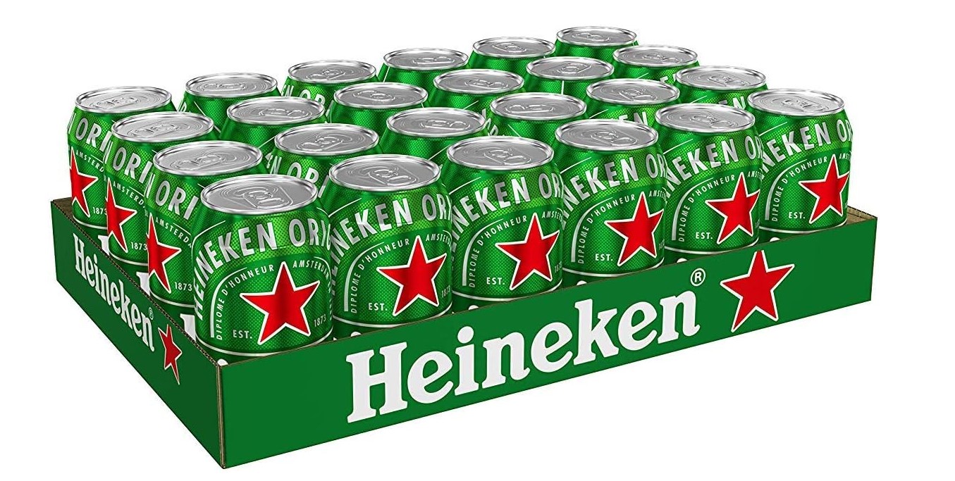 Heineken Bier 5,0 Vol.% DOSE 24x0,33L=7,92L