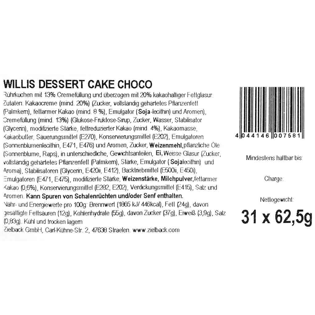 https://www.lebensmittel-sonderposten.de/media/image/d5/6e/7e/Willies_Desset_Cake_Choco_62-5g_back_96dpi.jpg