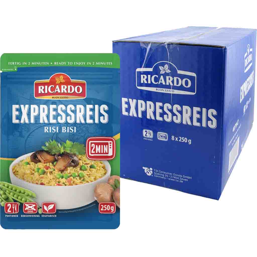 RICARDO Expressreis Risi Bisi 8x250g=2kg MHD 27.12.26