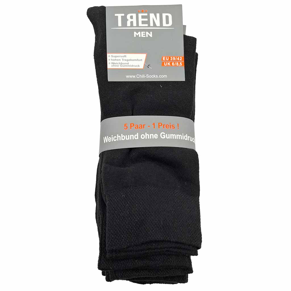 5 Paar Trend  Men Herrensocken Gr. 39-42