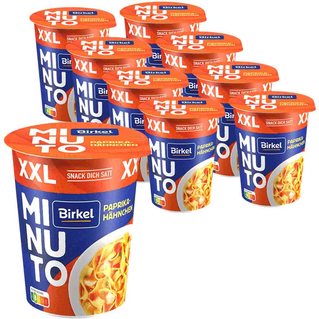 Birkel Minuto XXL Paprika Hähnchen Topf 8x82g=656g MHD 30.04.26