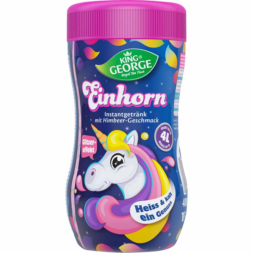 King George Himbeer Instantgetränk Einhorn Edition 400g