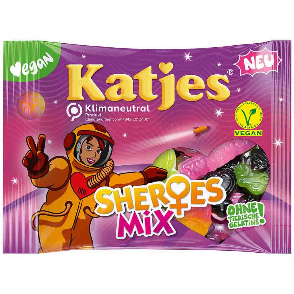 Katjes Fruchtgummi Sheroes Mix 175g MHD 30.07.26