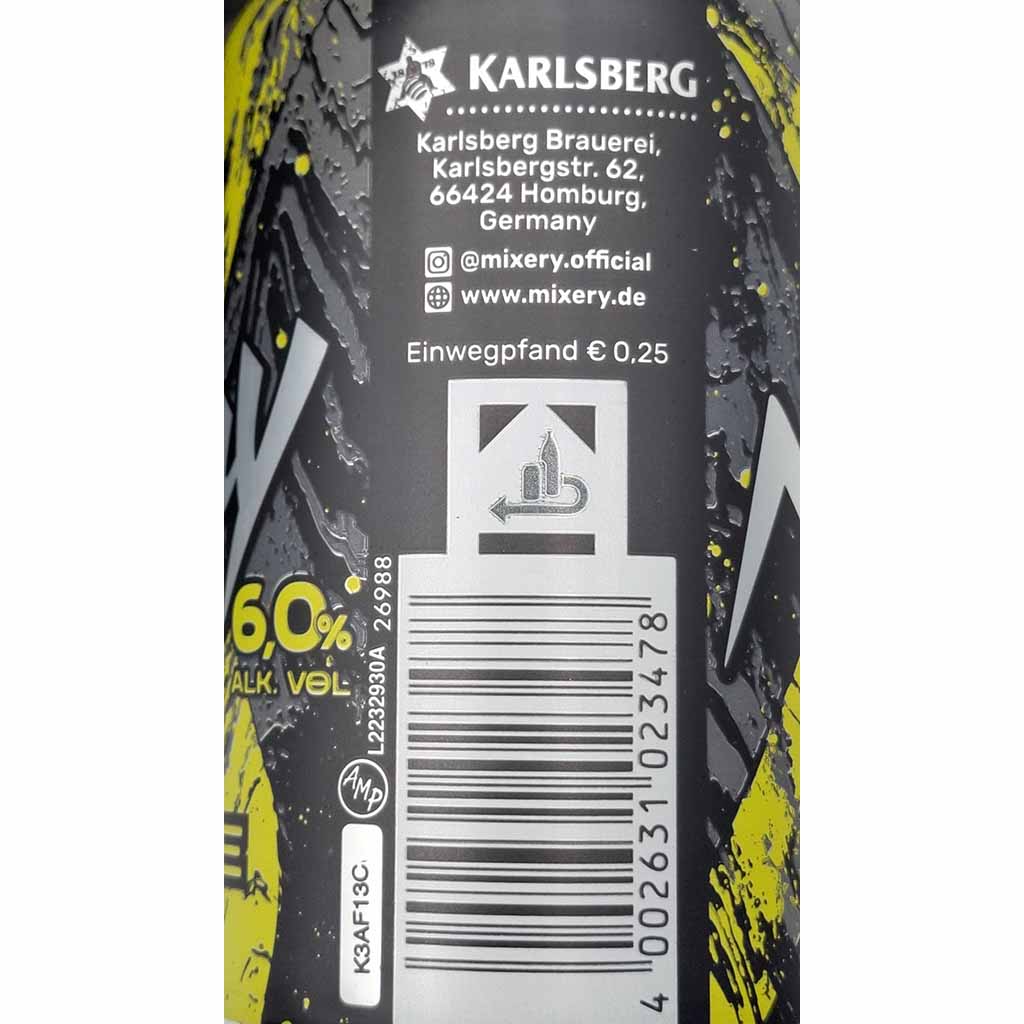 Mixery Ultimate Lemon 6,0 Vol. 0,33l Dose  , 4002631023478