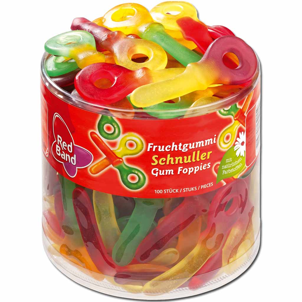 Red Band Fruchtgummi Schnuller 1200g MHD 23.02.27