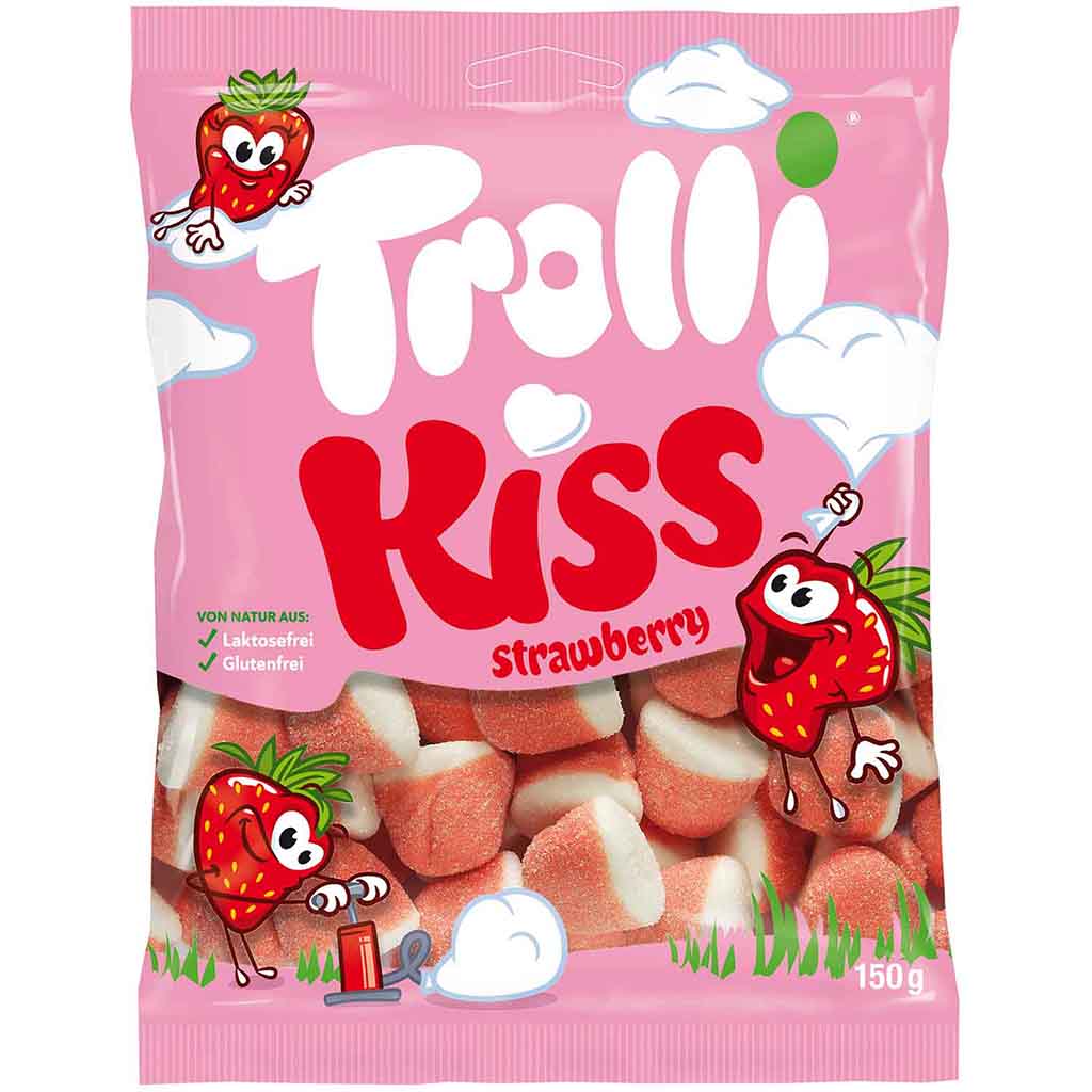 Trolli Strawberry Kiss 150g MHD 24.03.27