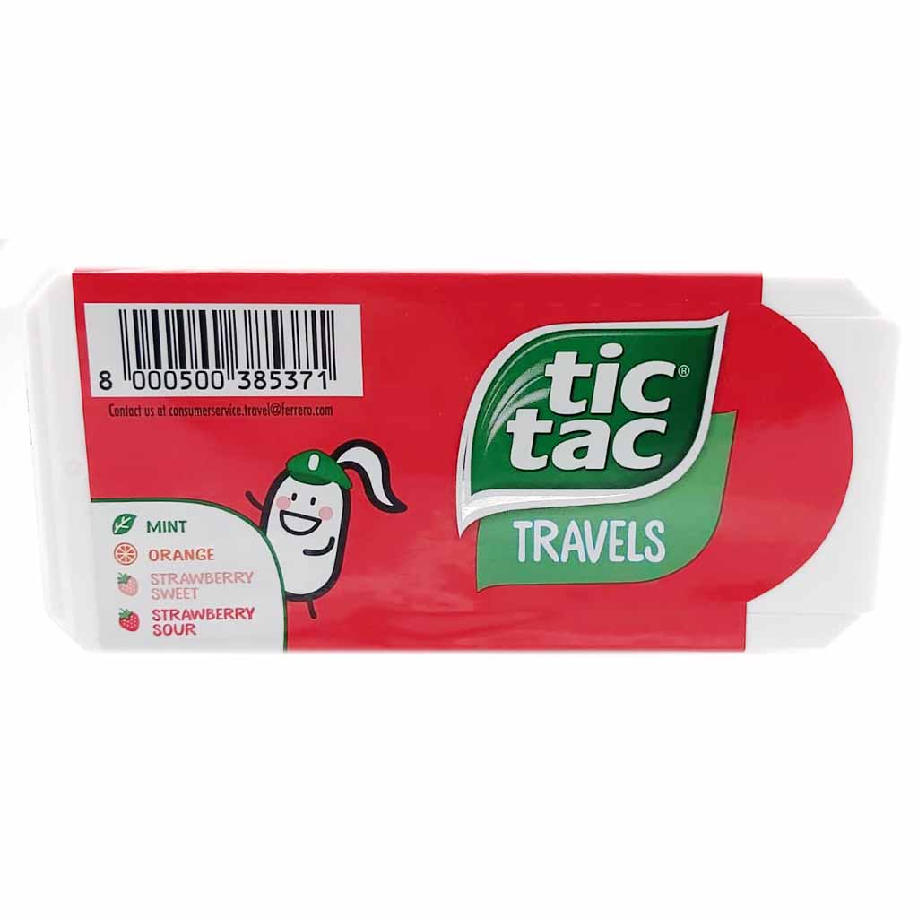 tic tac Travels Fruit Mini Box 60x3,8g= 228g