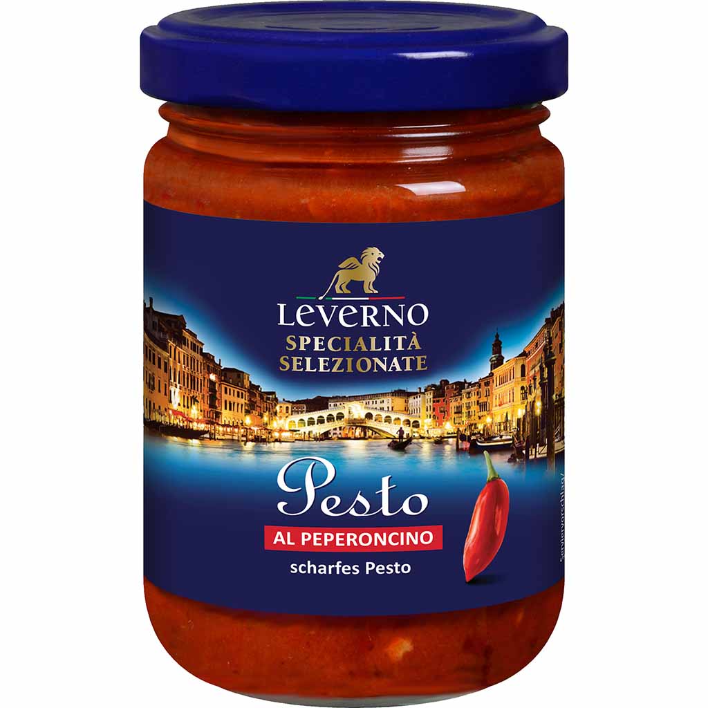 Leverno Pesto al Peperoncino 130g MHD 03.10.27