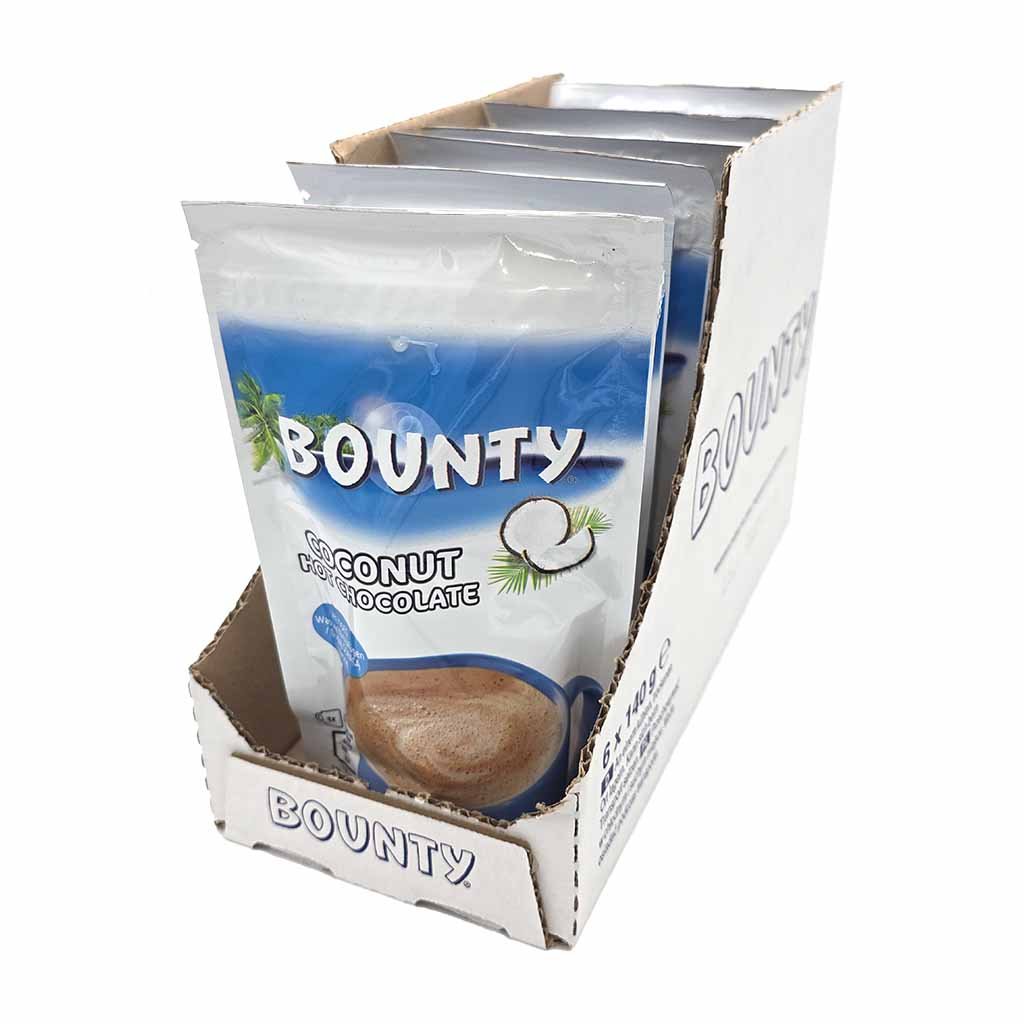 Bounty Getränkepulver Coconut Hot Chocolate 6x140g=840g MHD 30.11.26