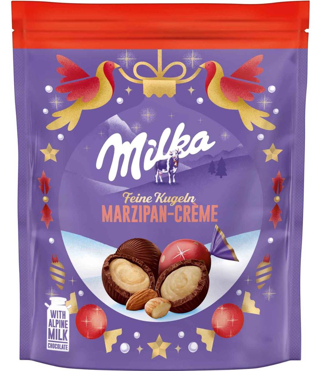 Milka feine Kugeln Marzipan Creme 90g MHD 31.03.26