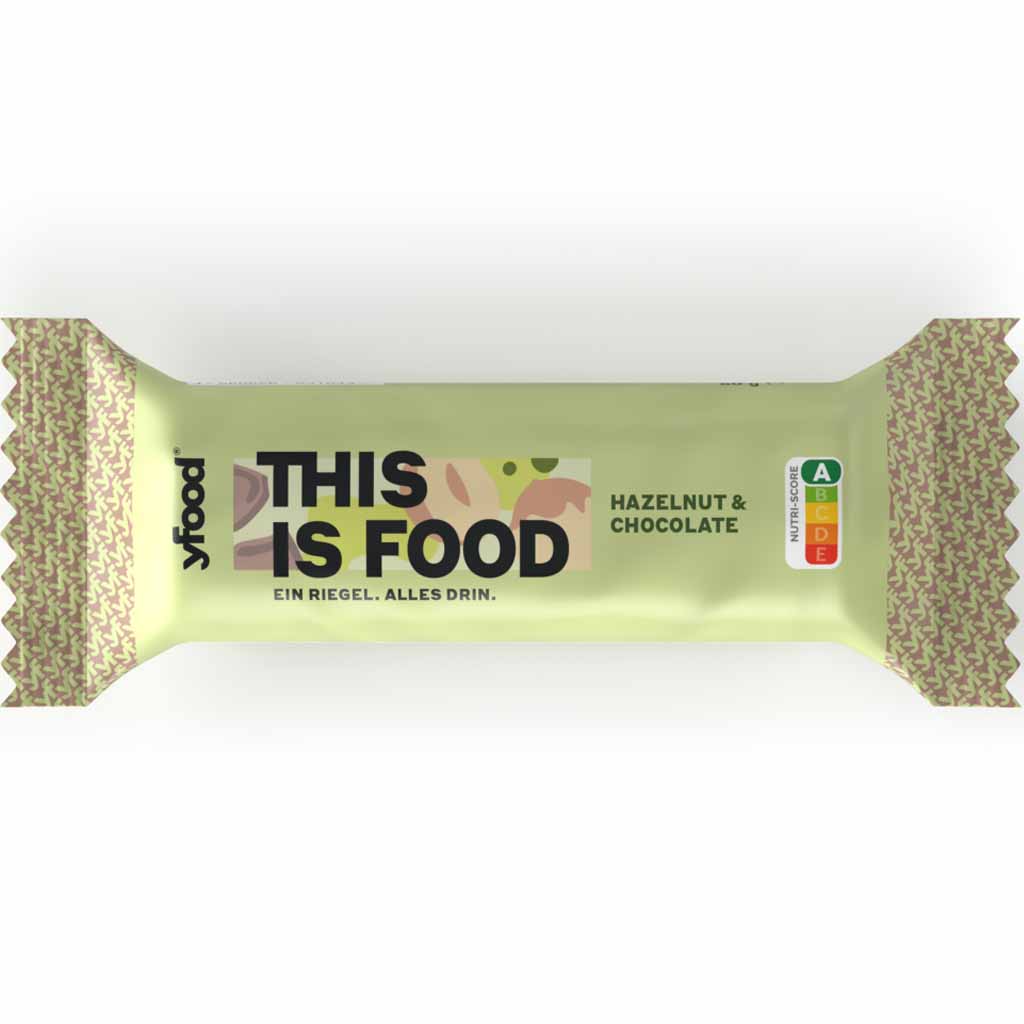 yFood Proteinriegel Hazelnut & Chocolate 12x60g=720g MHD 21.05.26