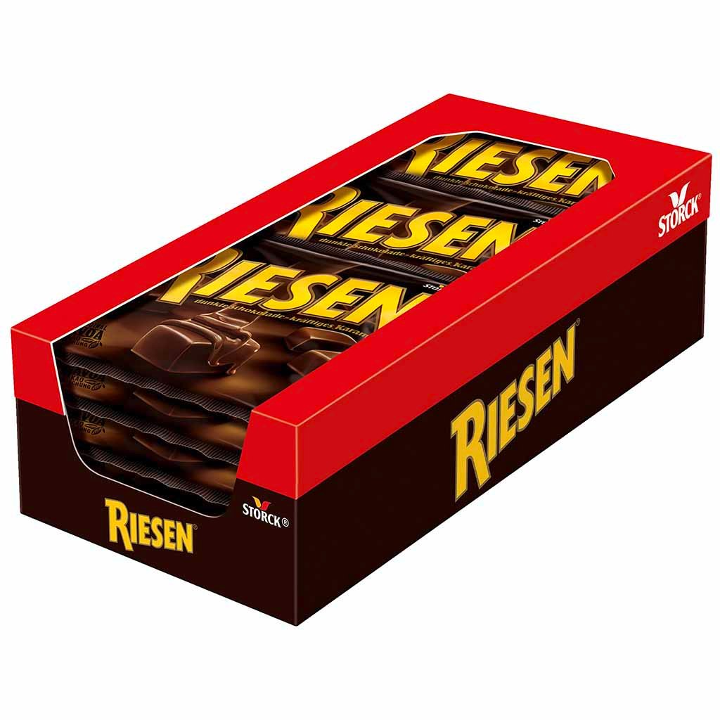 15x Storck Riesen 105g = 1,575 kg, Regalkarton, Tray, Box, 4014400391206