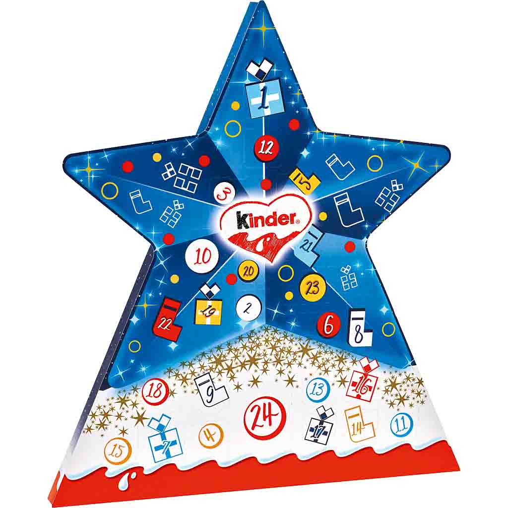 kinder Mix Stern Adventskalender 149g MHD 20.04.26
