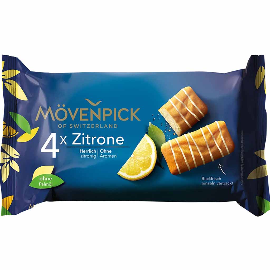 Mövenpick Kleine Kuchen Zitrone 4x35g=140g MHD 31.12.25