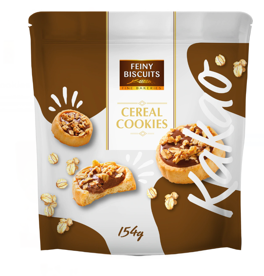 Cereal Cookies Kakao 154g MHD 01.02.26