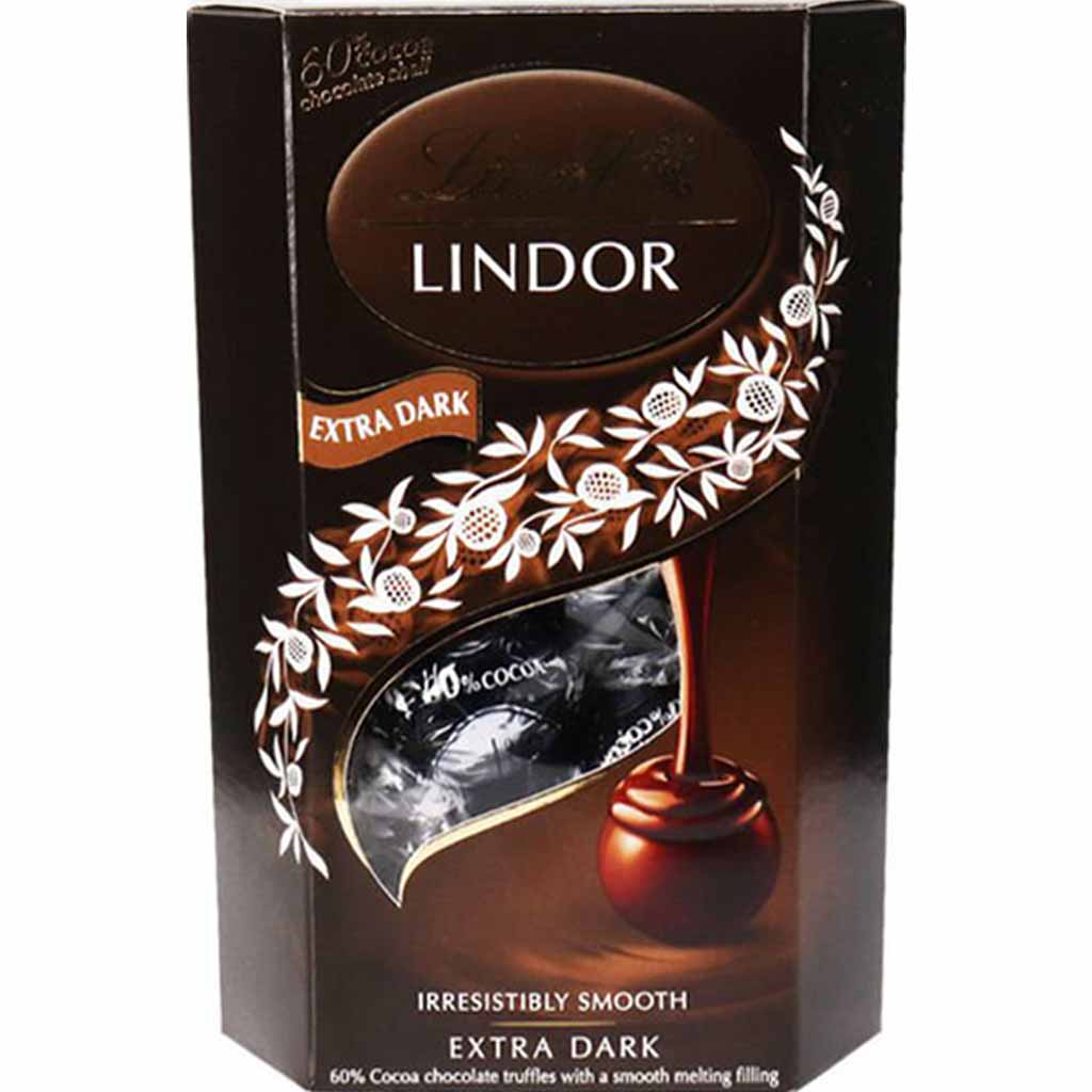 MHD Überschritten Lindt Lindor Kugeln 60% Extra Dunkel 200g MHD 31.10.25