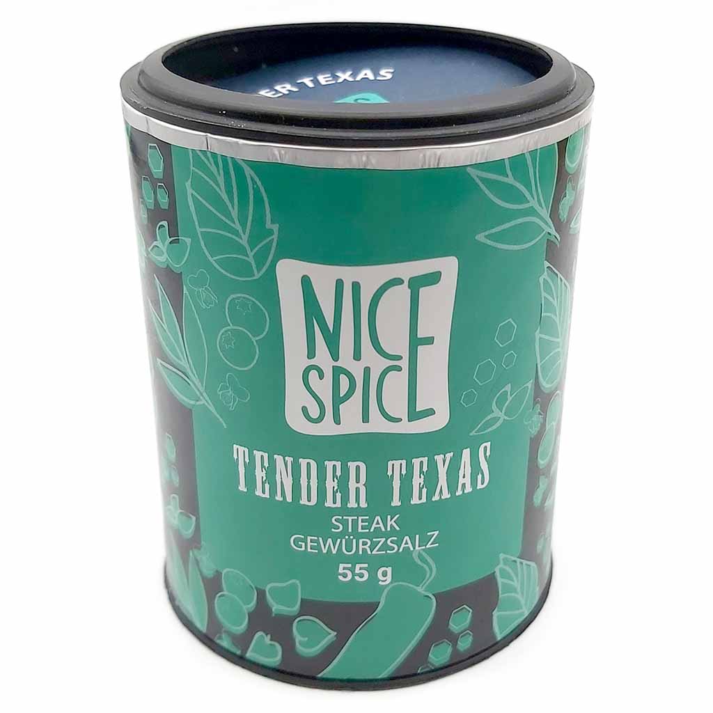 Nice Spice Tender Texas Steak Gewürzsalz 55g MHD 30.05.28