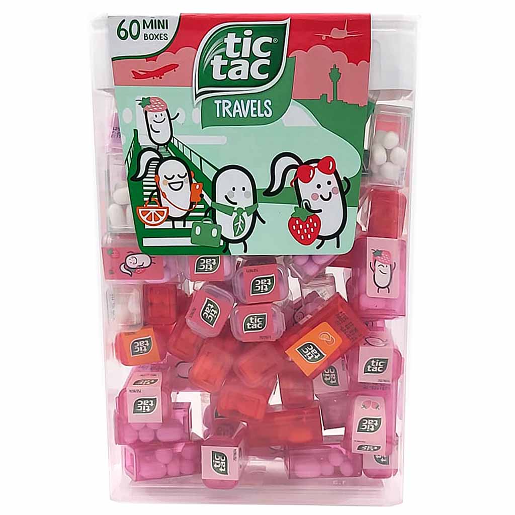 tic tac Travels Fruit Mini Box 60x3,8g= 228g