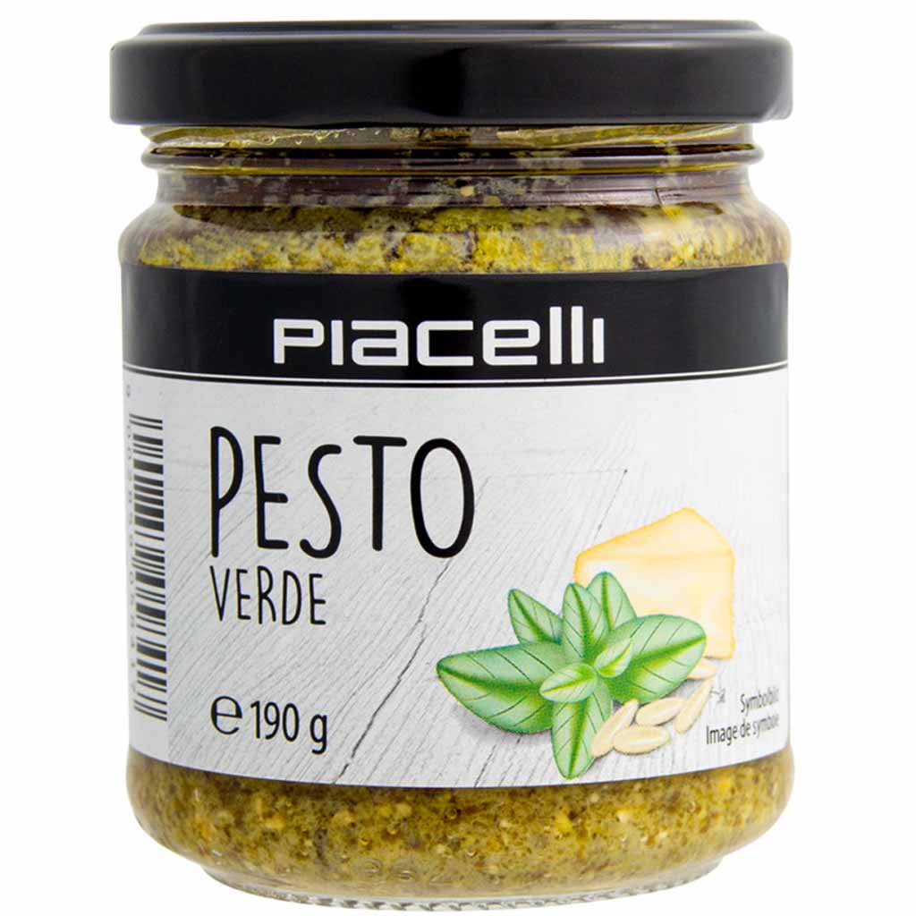 Piacelli Antipasti Pesto Verde - Basilikum Pesto 190g MHD 30.06.28