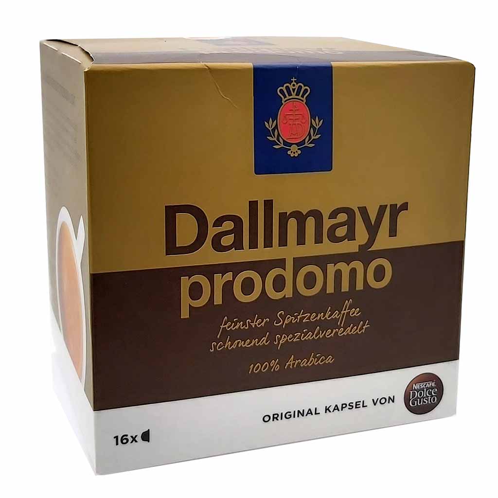 Nescafe Dolce Gusto Kapseln Dallmayr Prodomo 16 Tassen 112g MHD 30.11.26