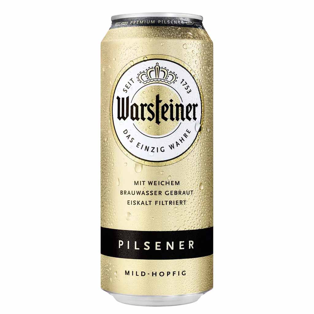 Warsteiner Pilsner Bier Dose 0,5L, 4000856003688