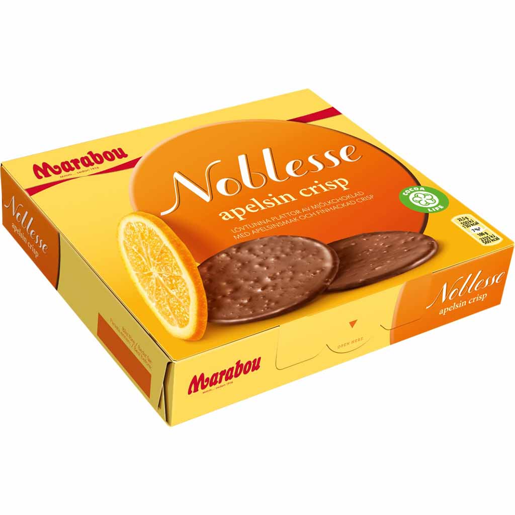Marabou Noblesse Apelsin Crisp 150g MHD 27.06.26