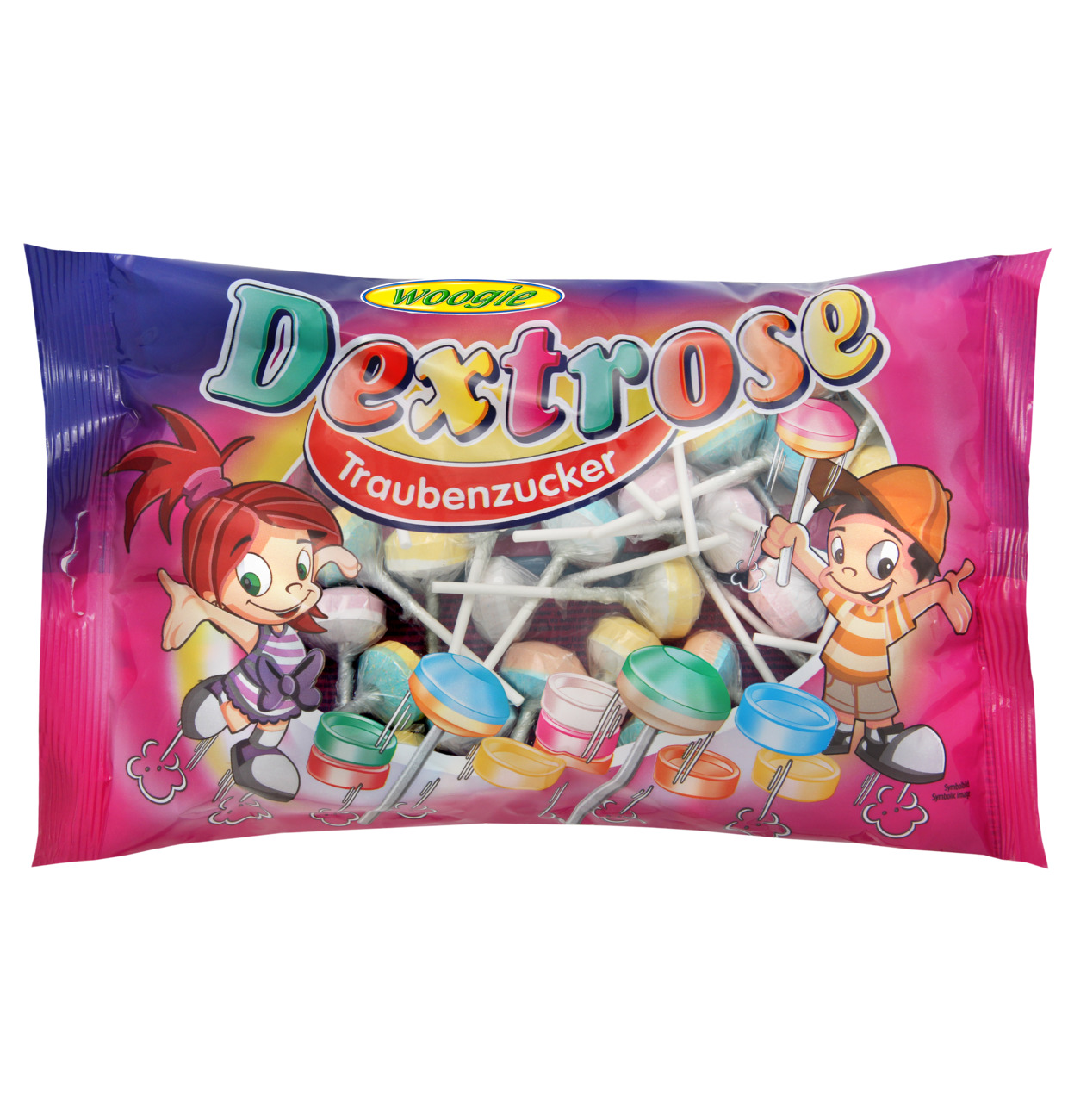 Woogie Dextrose Lollipops 400g MHD 30.04.27