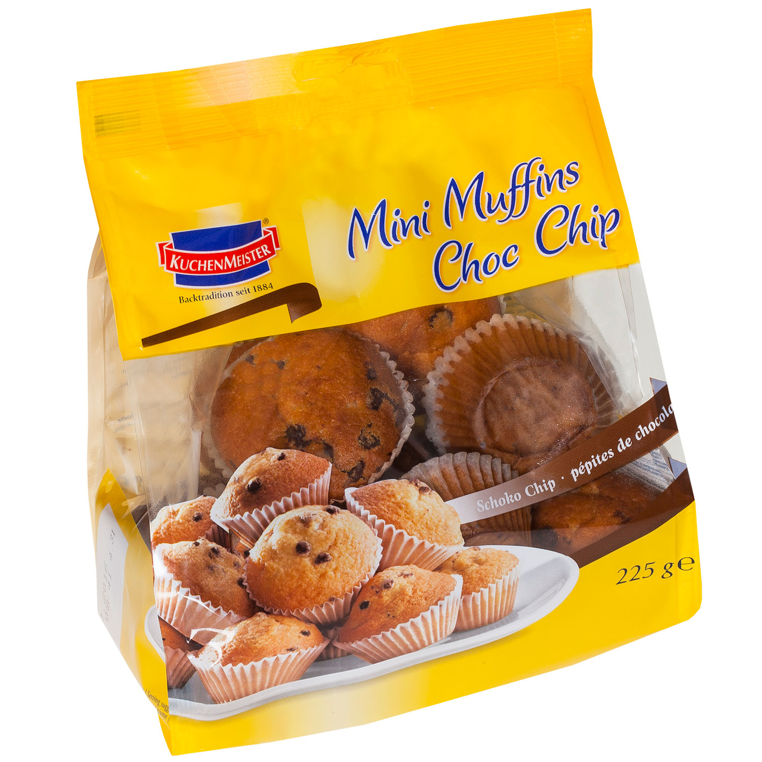 Kuchenmeister Mini Muffins Choc Chip 225g MHD 25.12.25