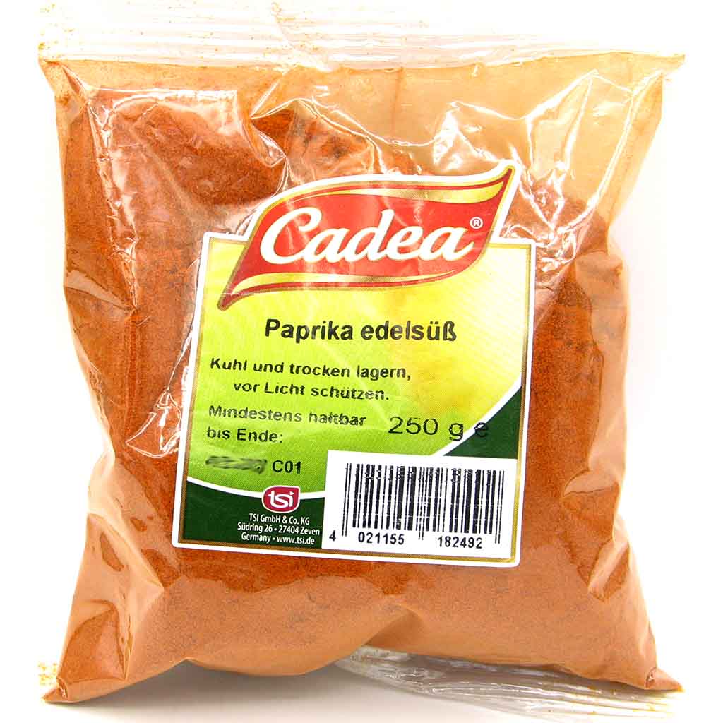 Cadea Paprika edelsüß 250g MHD 30.09.28