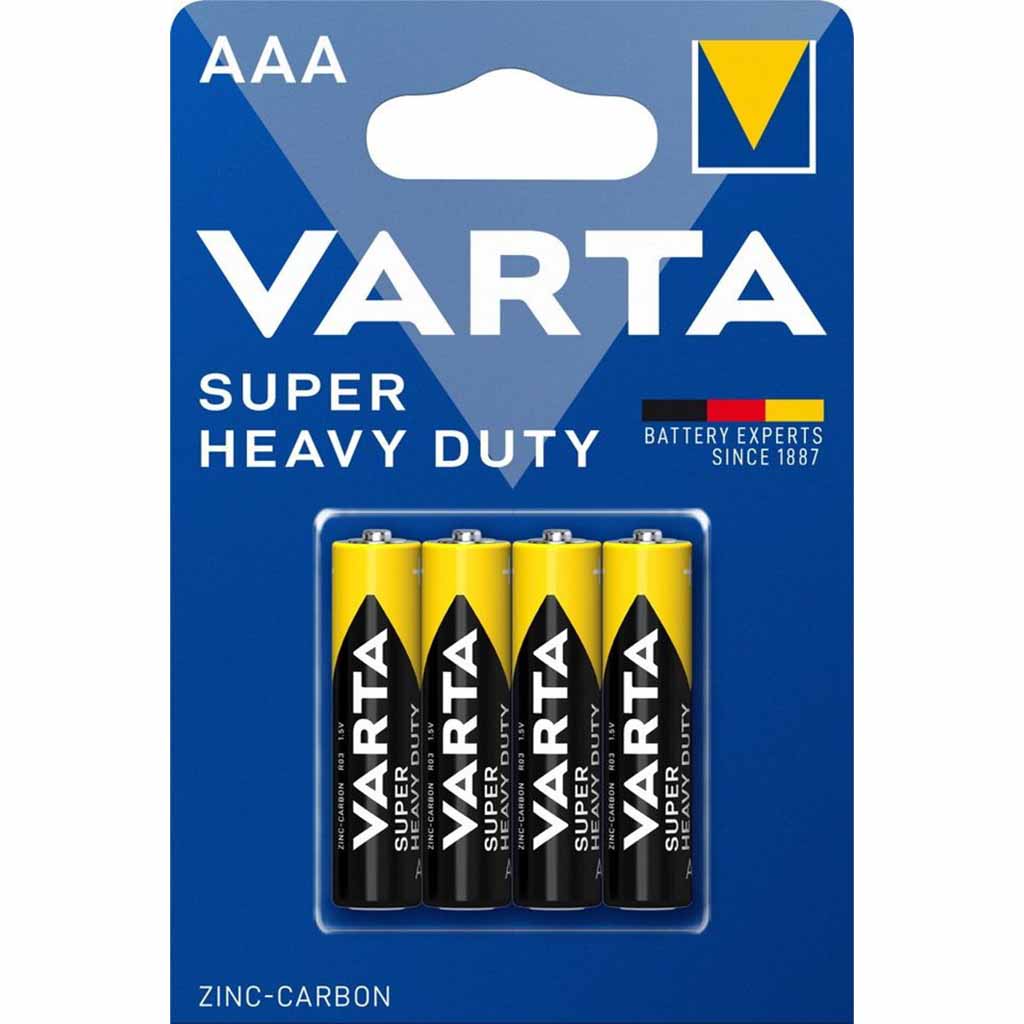 VARTA R03/AAA Superlife 4 Batterien MHD 31.12.33