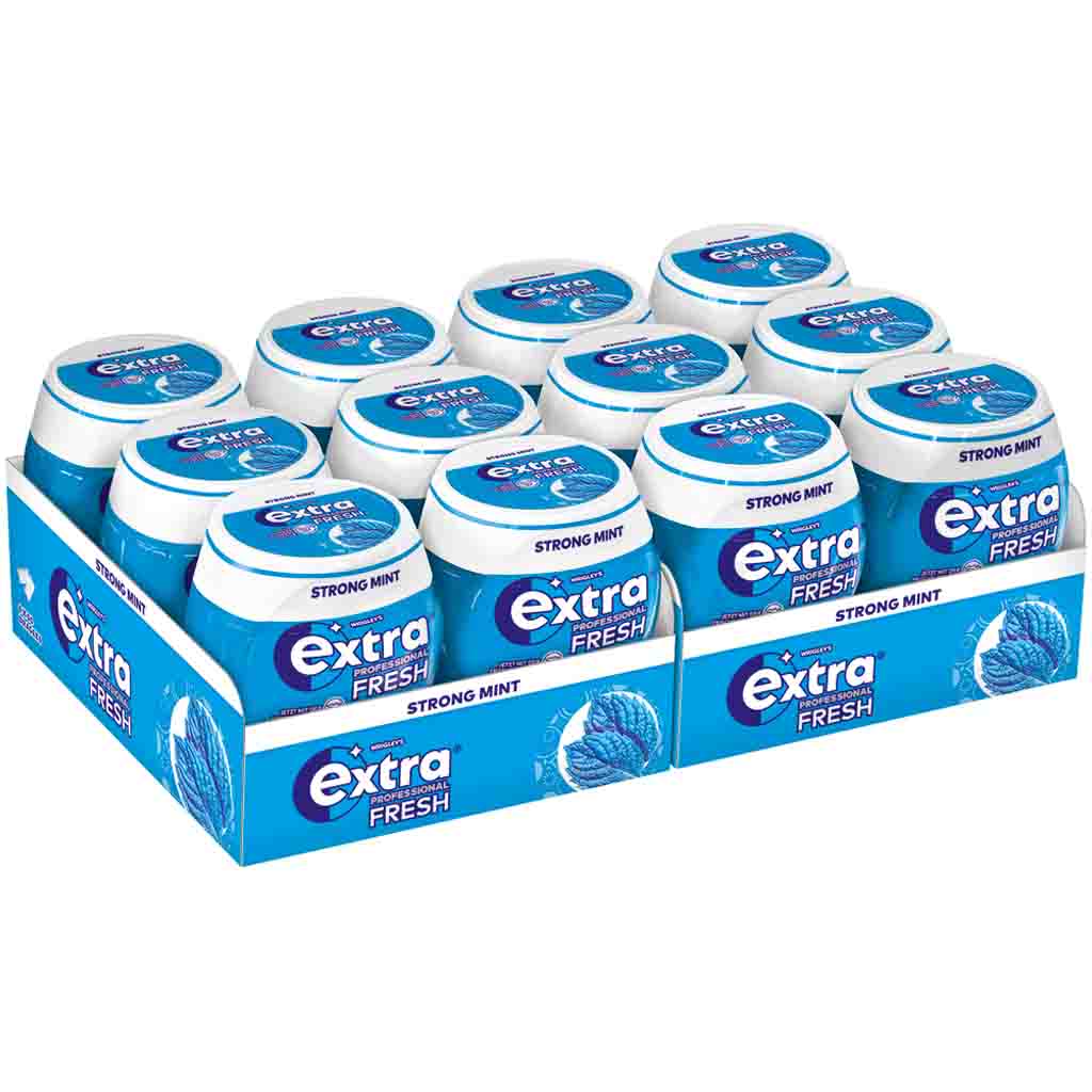 Wrigleys Extra Professional Fresh Strong Mint 12x50er=600 Dragees MHD 26.10.26