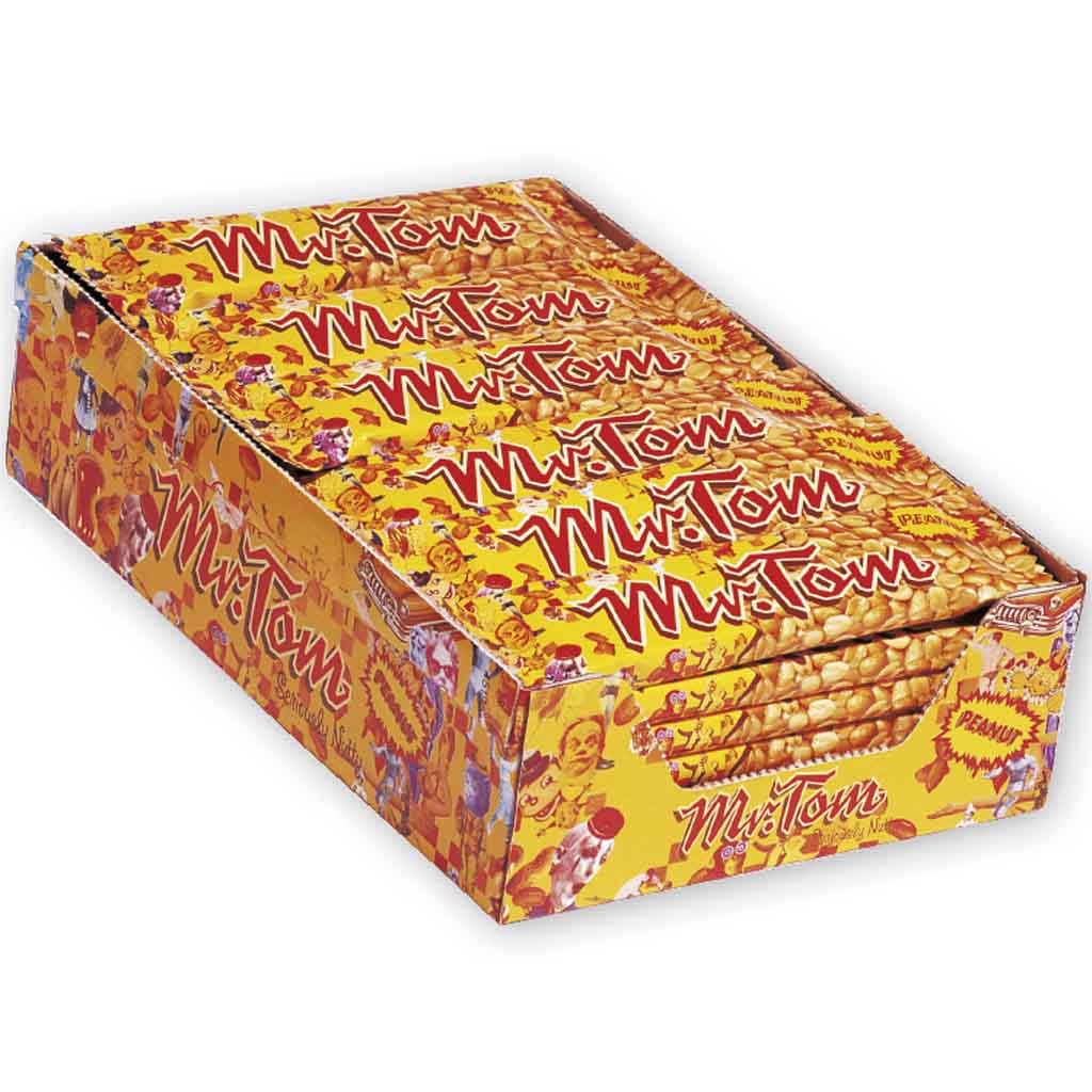 Mr.Tom Peanut Erdnuss Riegel 36x40g=1440g MHD 30.07.26