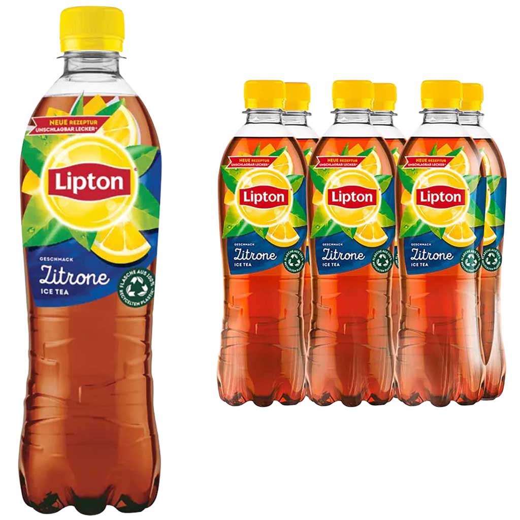 Lipton Ice Tea Zitrone 6x0.5L PET Fl. = 3L, 4062139003259, 4062139003266