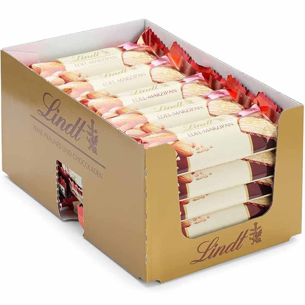 Lindt Edel Marzipan Riegel 25x50g=1250g MHD 31.08.26