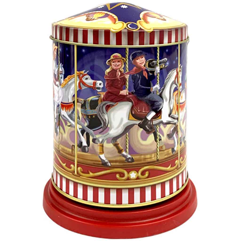 Haeberlein-Metzger Elisen-Lebkuchen schokoliert Karussell-Spieldose 300g MHD 30.04.26