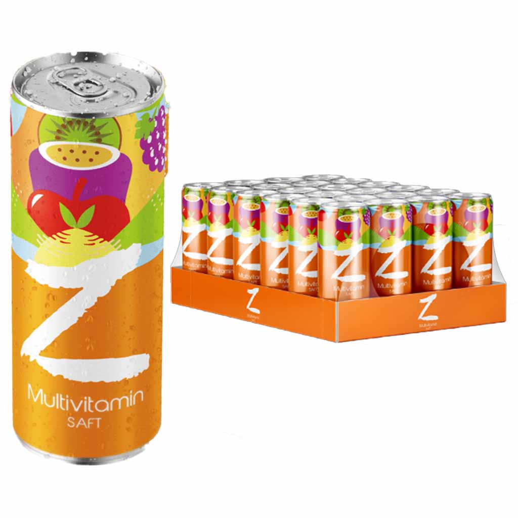 Generation Z Multivitaminsaft Dosen 24 x 330ml = 7,92lt MHD 24.09.27