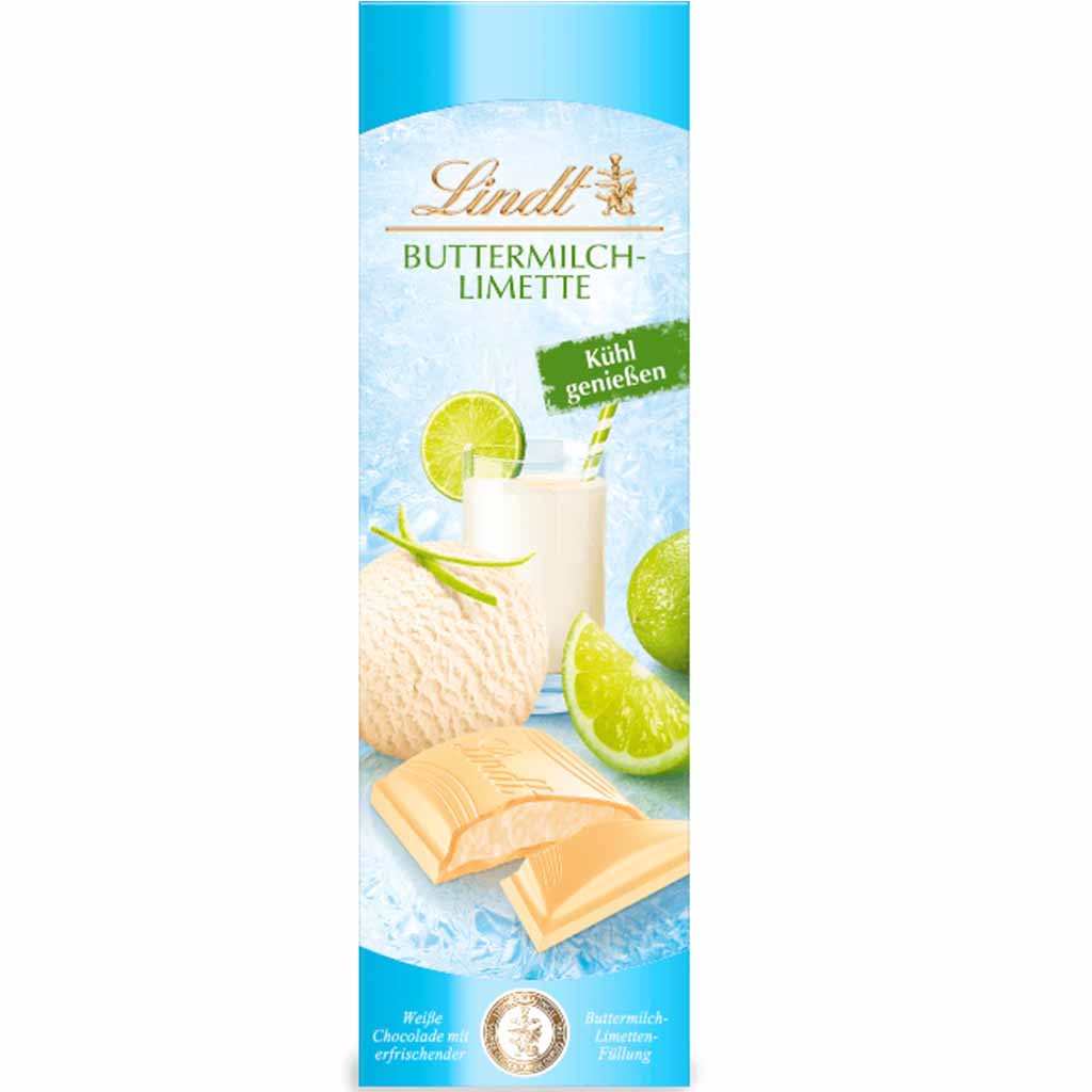 Lindt Sommertafel Buttermilch-Limette Weiße Schokolade 100g MHD 30.12.25