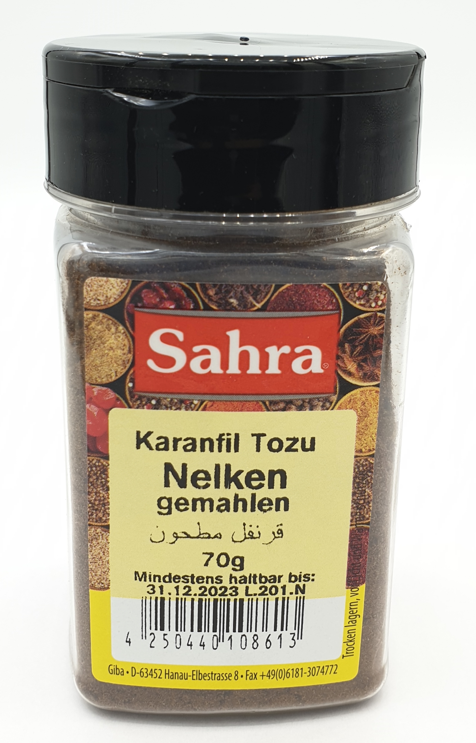 Sahra Nelken gemahlen 70g MHD 30.06.28