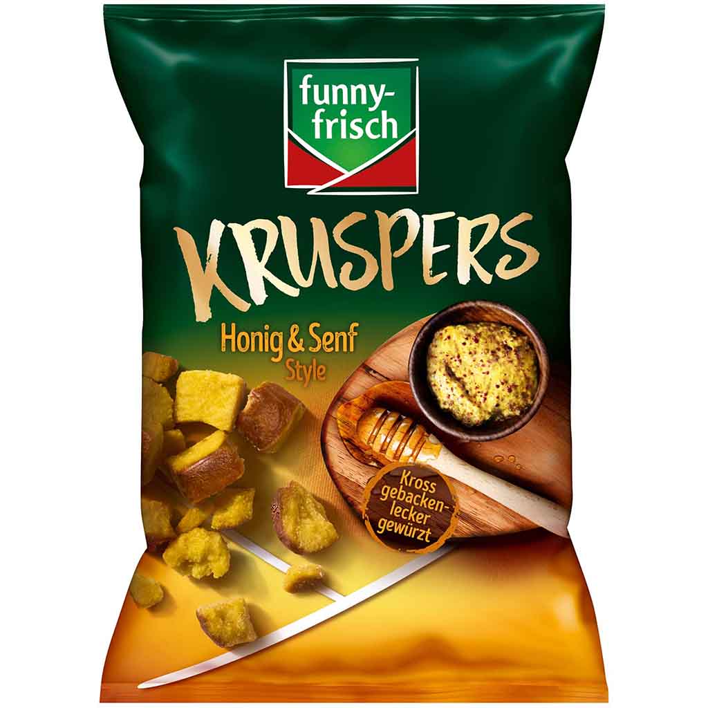 funny frisch Kruspers Honig & Senf Style 120g MHD 15.12.25