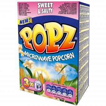 POPZ Mikrowellen-Popcorn Sweet & Salty 3er MHD 30.09.27