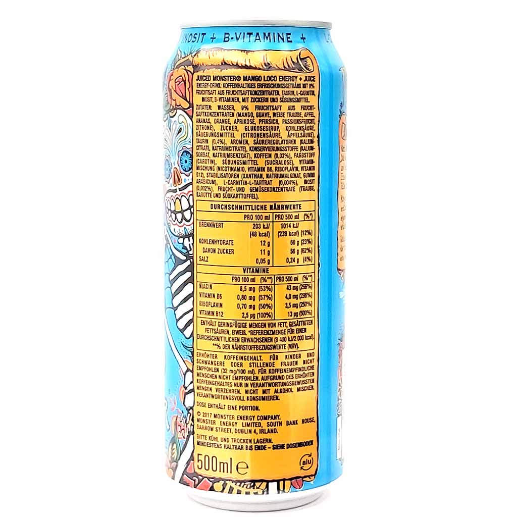 Monster Juiced Mango Loco  DOSE 500 ml , 5060517888510