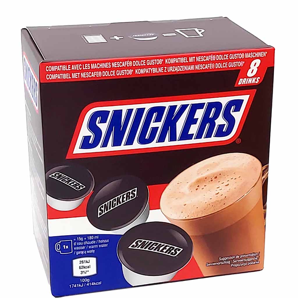 Snickers Dolce Gusto Kapseln 8 Tassen 120g