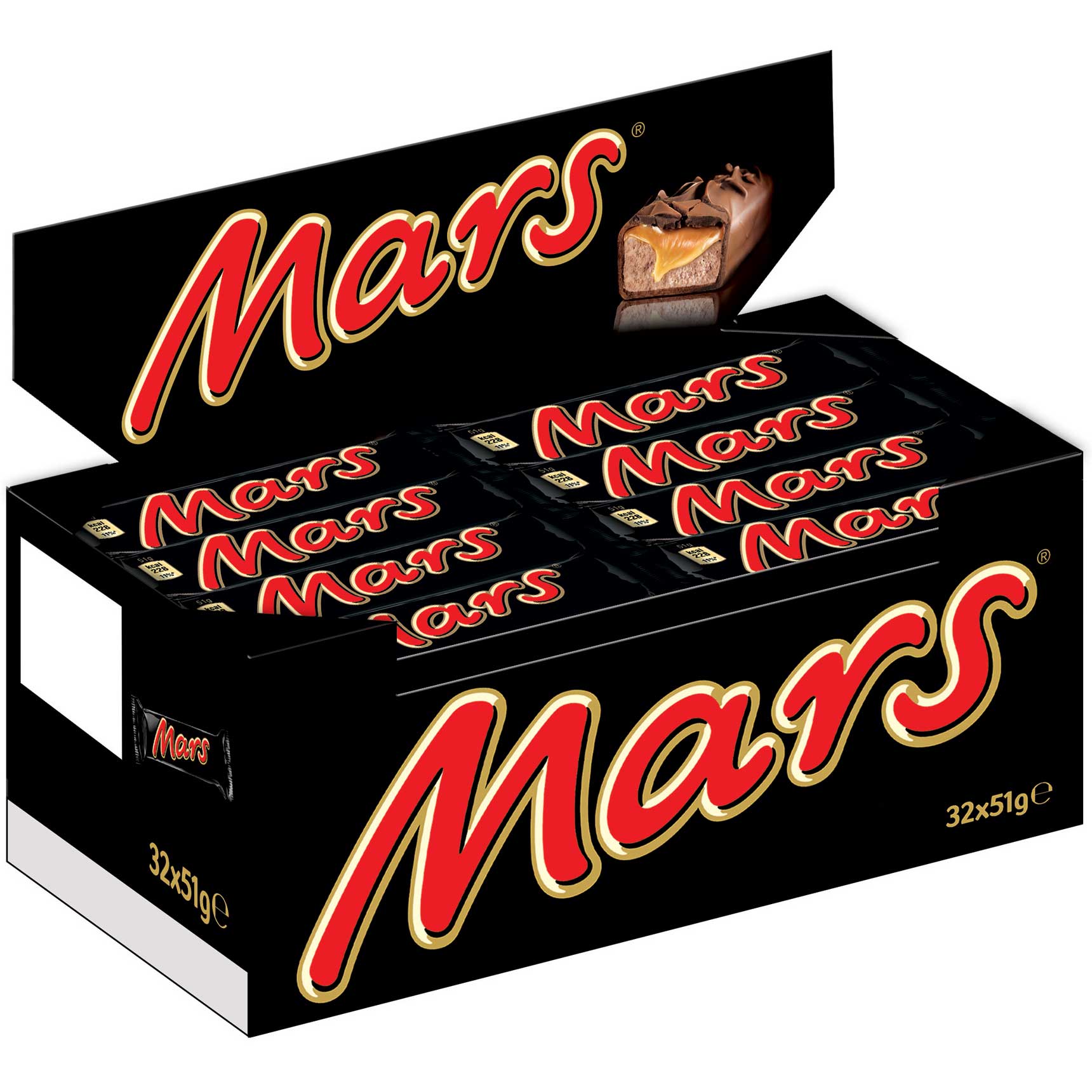 VE 32x Mars Schokoriegel 32x51g,  1632g, 562959, GTIN  5000159558372