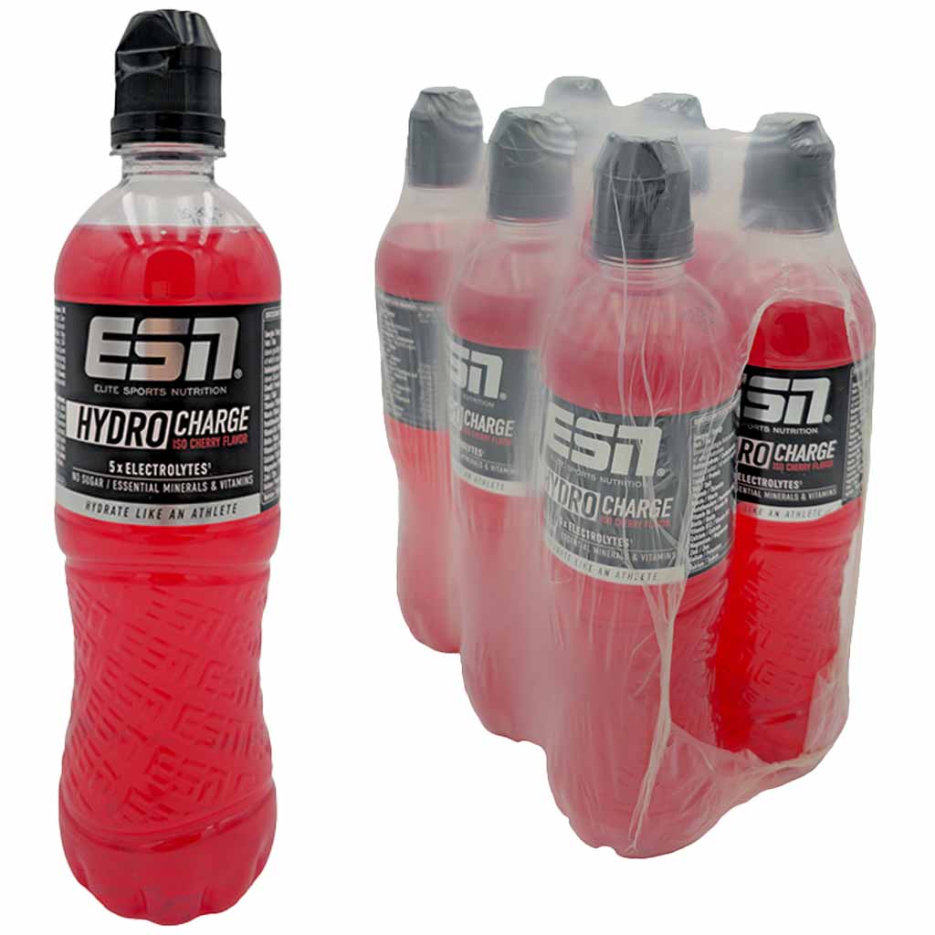 ESN Hydorade Sports Drink Iso Cherry PET 6x500ml=3L MHD 06.06.26