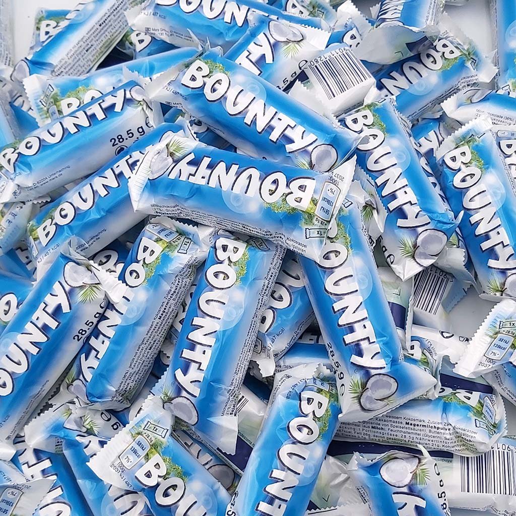 https://www.lebensmittel-sonderposten.de/media/image/ca/86/f5/Bounty_Minis_150x_28_5g_4320g-3sqKEy0wnM6D7N.jpg