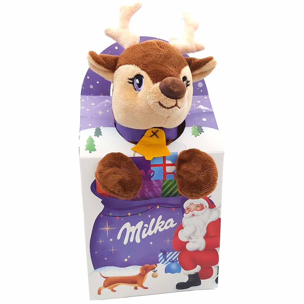 Milka Plüschtier & Schokoladenmischung Reentier  96g
